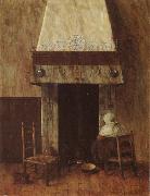 Jacobus Vrel An Old Woman at he Fireplace Germany oil painting artist